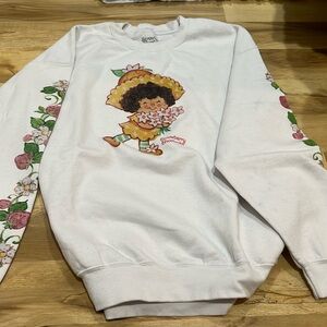 PACSUN STRAWBERRY SHORTCAKE WHITE SWEATSHIRT